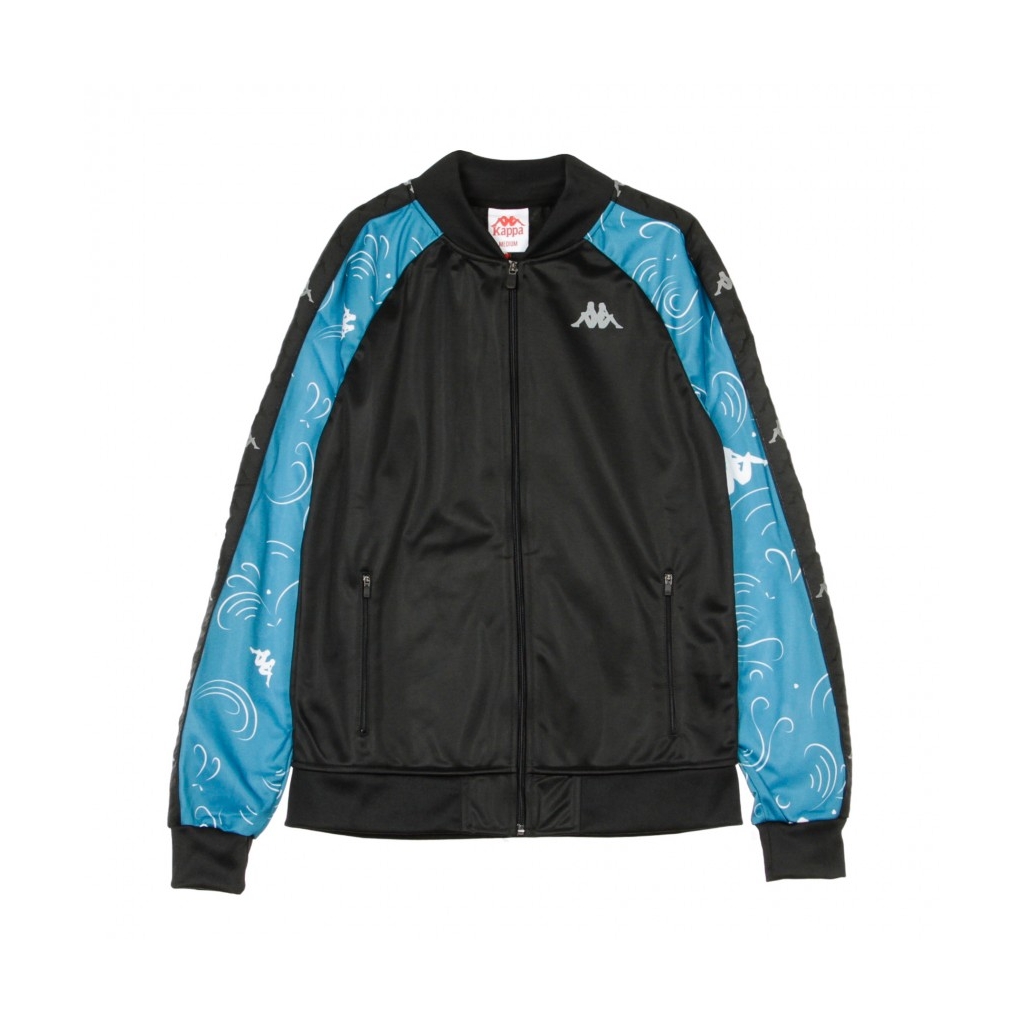 GIACCA TUTA BANDA BOMBER SLIM GRAPHIC BLACK/BLUE JAPAN/SILVER