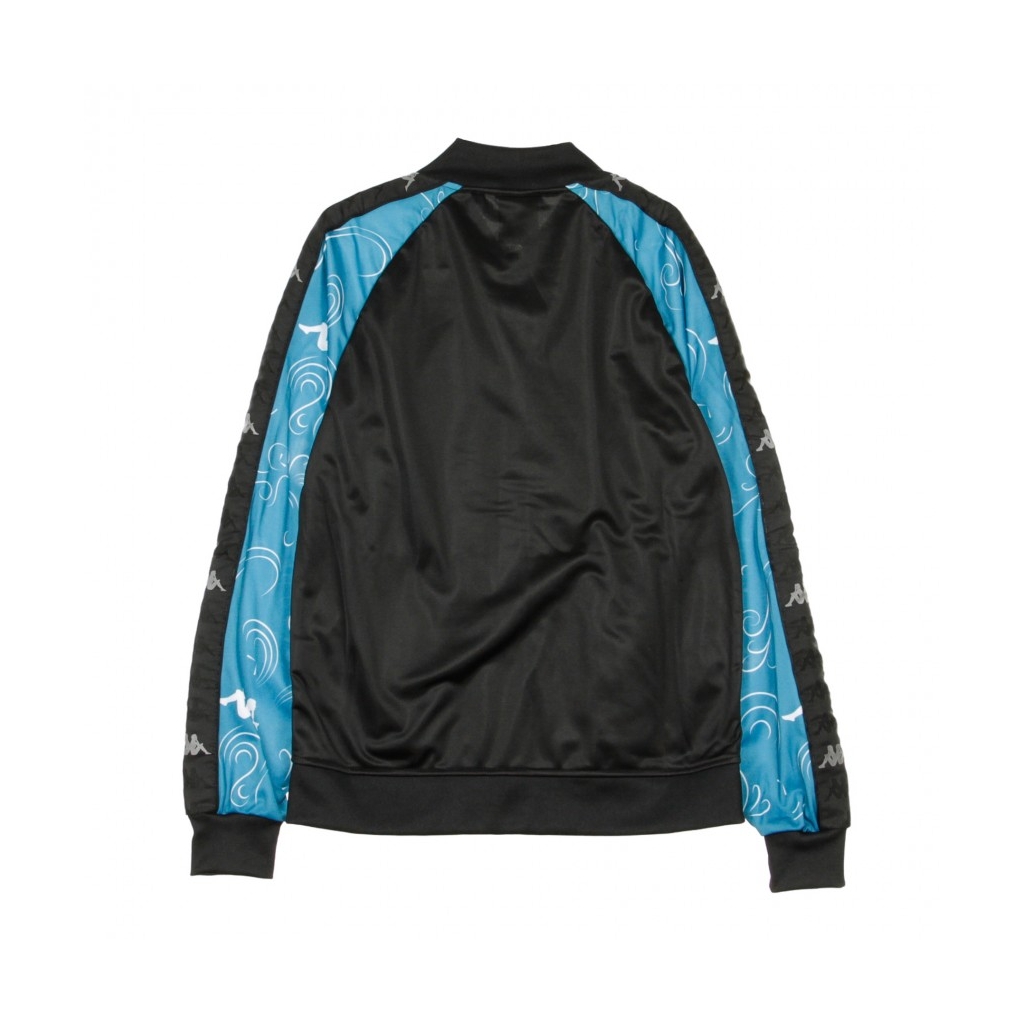 GIACCA TUTA BANDA BOMBER SLIM GRAPHIC BLACK/BLUE JAPAN/SILVER