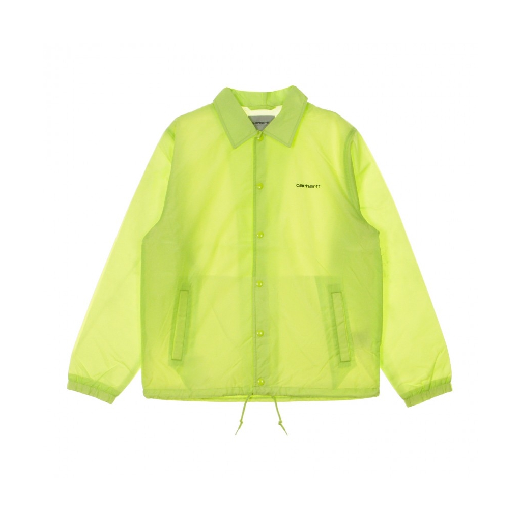 GIACCA COACH JACKET SCRIPT COACH JACKET LIME/BLACK