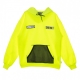 FELPA LEGGERA CAPPUCCIO VISIBILITY HOODIE NEON YELLOW