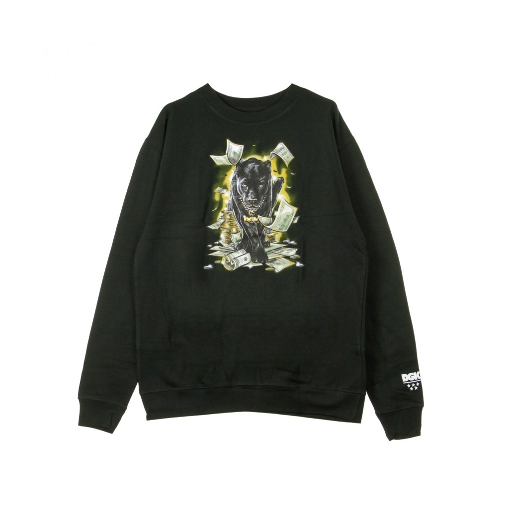 FELPA GIROCOLLO PROWL FLEECE CREWNECK BLACK