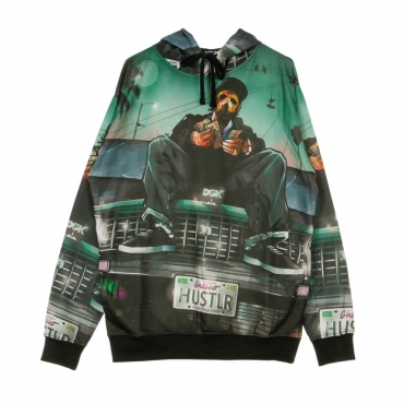 FELPA LEGGERA CAPPUCCIO HUSTLIN HOODED FLEECE MULTI