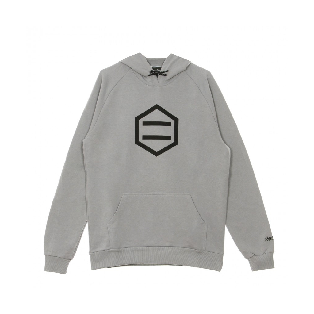 FELPA LEGGERA CAPPUCCIO LOGO HOODIE LIGHT GREY