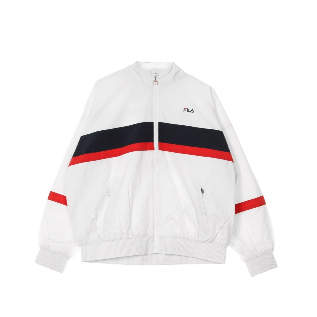 WINDBREAKER KAYA BRIGHT WHITE/BLACK IRIS/TRUE RED