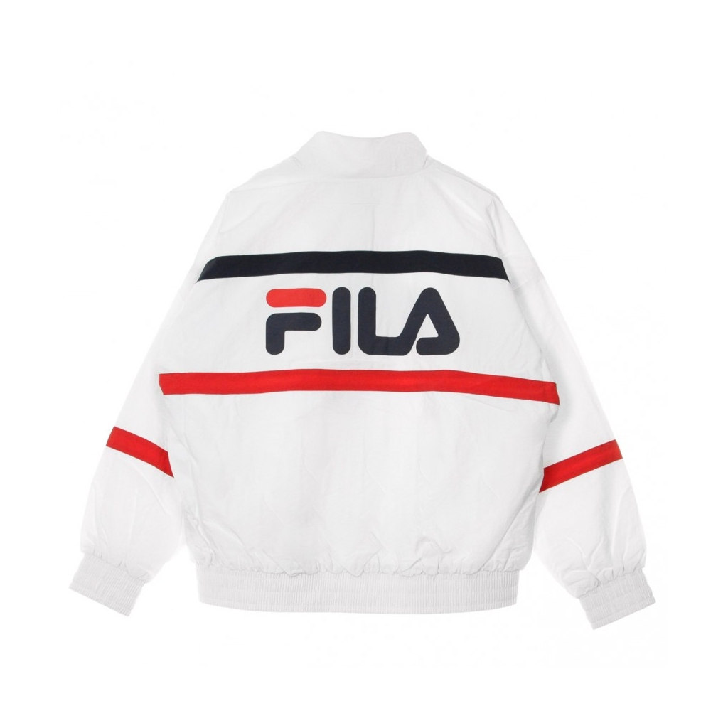 WINDBREAKER KAYA BRIGHT WHITE/BLACK IRIS/TRUE RED