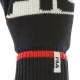 GUANTI INTARSIA KNITTED MITTENS BLACK IRIS/TRUE RED/BRIGHT WHITE