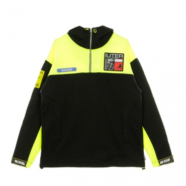 FELPA LEGGERA CAPPUCCIO ZIP CHALLENGE HOODIE BLACK