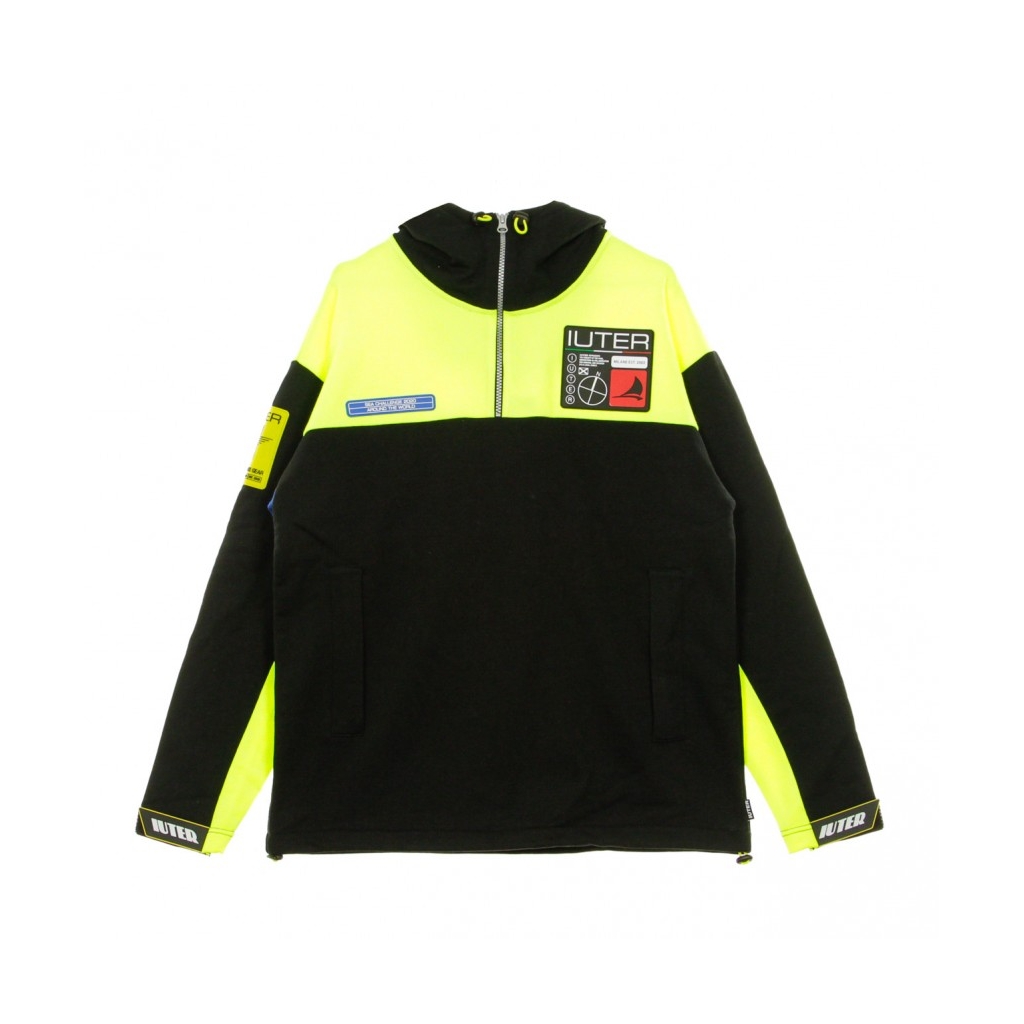 FELPA LEGGERA CAPPUCCIO ZIP CHALLENGE HOODIE BLACK