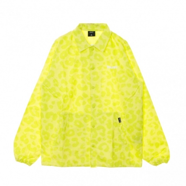 GIACCA COACH JACKET NEO LEOPARD COACH JACK HOT LIME