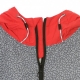 GIACCA A VENTO PRIME HOOD JACKET BLACK/RED