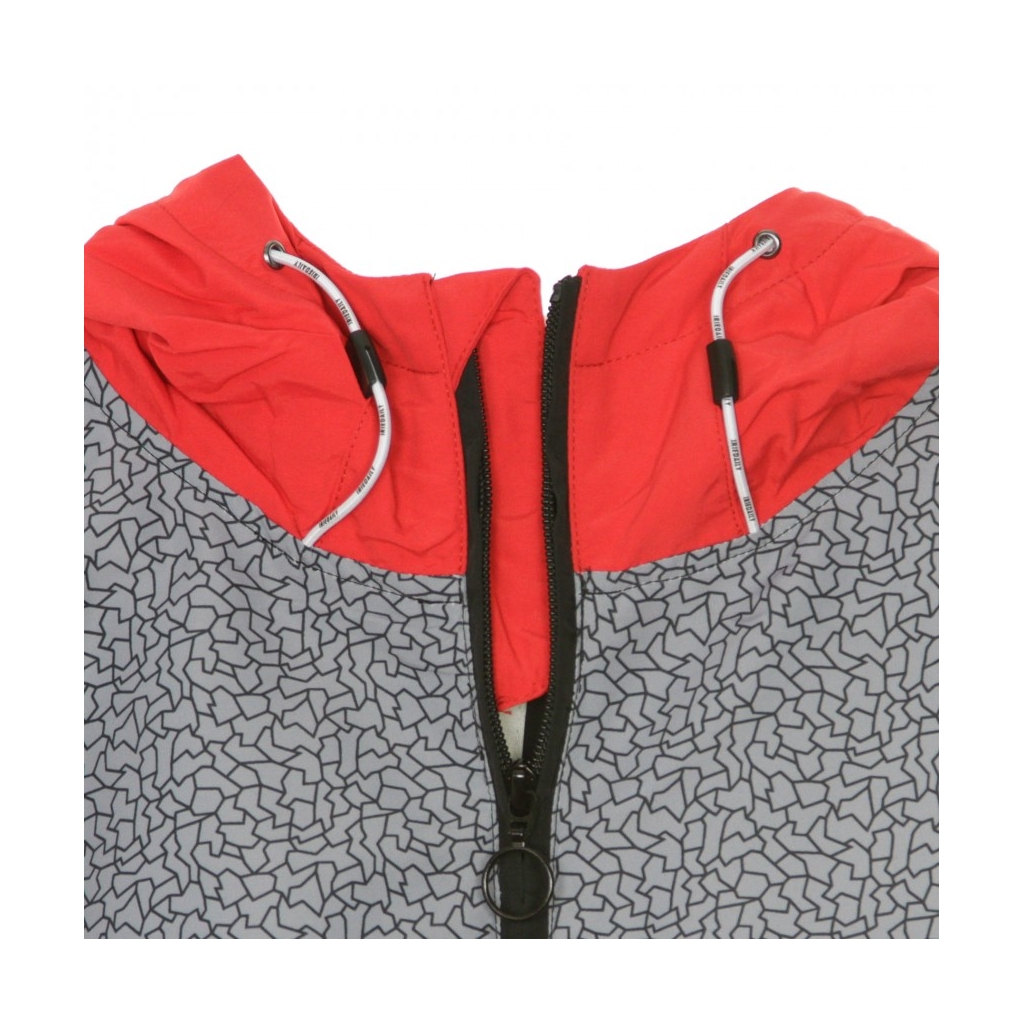 GIACCA A VENTO PRIME HOOD JACKET BLACK/RED