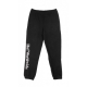 PANTALONE TUTA FELPATO ESSENTIALS FLEECE PANT BLACK