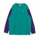 FELPA LEGGERA GIROCOLLO CREWNECK SWEATSHIRT TEAL GREEN