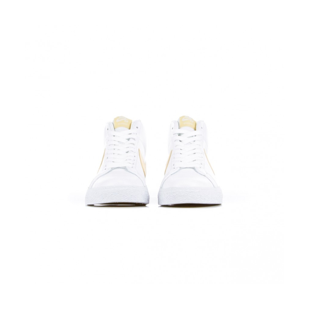 Nike sb zoom blazer mid white celestial sales gold