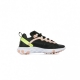 SCARPA BASSA W REACT ELEMENT 55 PREMIUM BLACK/VOLT/CORAL STARDUST