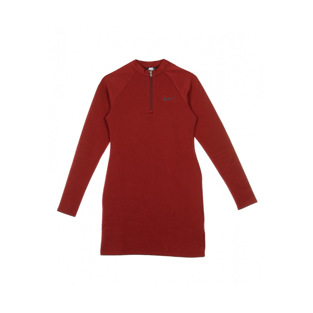 VESTITO DRESS LONG-SLEEVE TEAM RED/BLACK