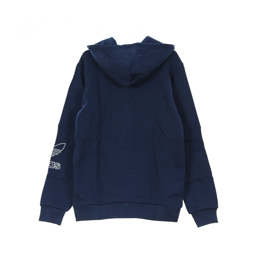 FLEECE HOODIE OUTLINE HOODIE COLLEGIATE NAVY