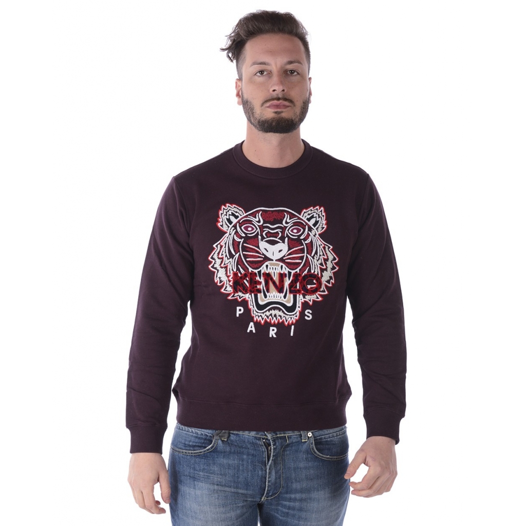 FELPA TIGER SWEATSHIRT BORDEAUX