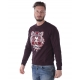 FELPA TIGER SWEATSHIRT BORDEAUX