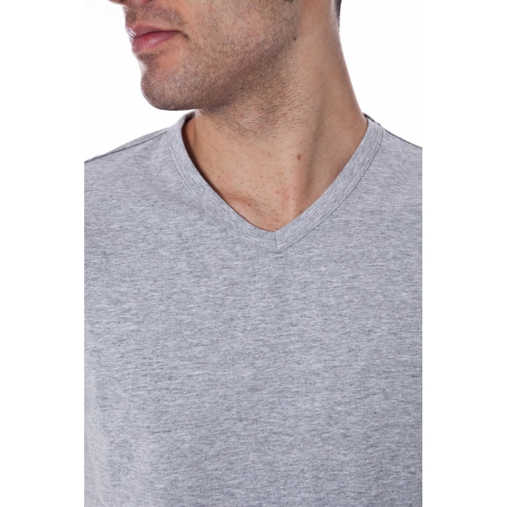 T-SHIRT MAGLIA FILE GRIGIO