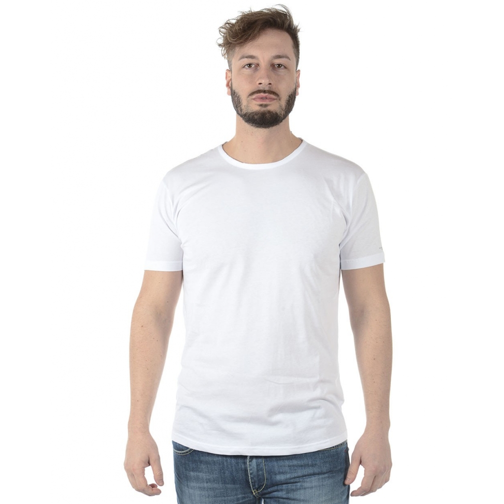 T-SHIRT MAGLIA DA VIAGGIO SENZA DENTIF BIANCO | Bowdoo.com