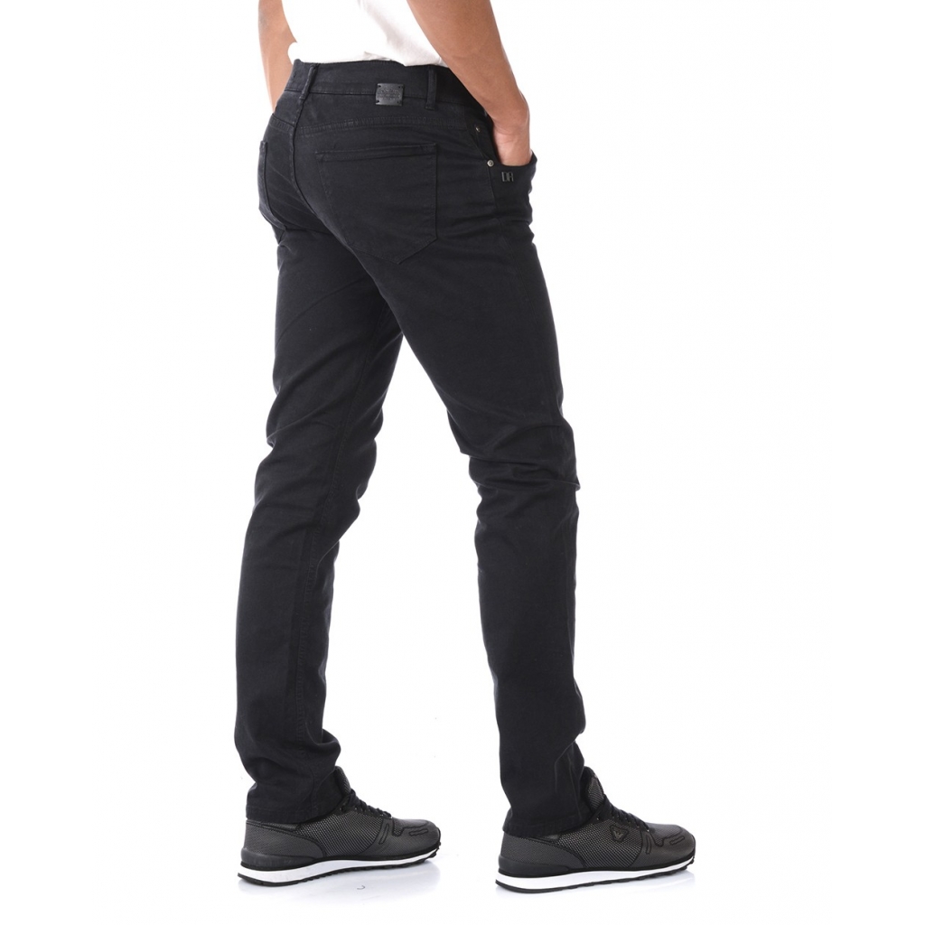 Teleria Zed Ryland Rugged Soft Touch Cotton Jeans in Nero | Axel's of Vail