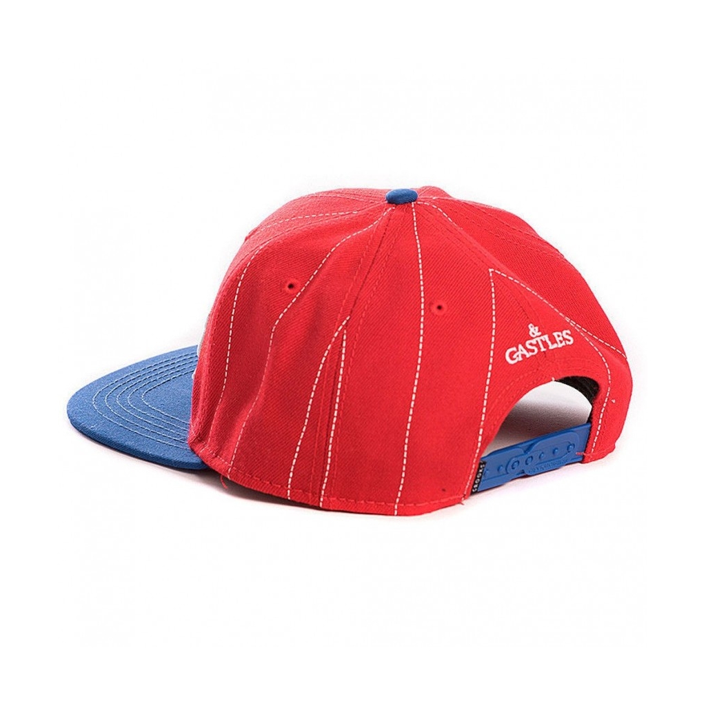 CAPPELLO SNAPBACK CROOKS  CASTLES CAP SNAPBACK SERIF TrueRed/Royal unico