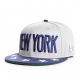 CAPPELLO SNAPBACK CAYLER  SONS CAP SNAPBACK NY CITY GREY/DEEP Navy/White unico