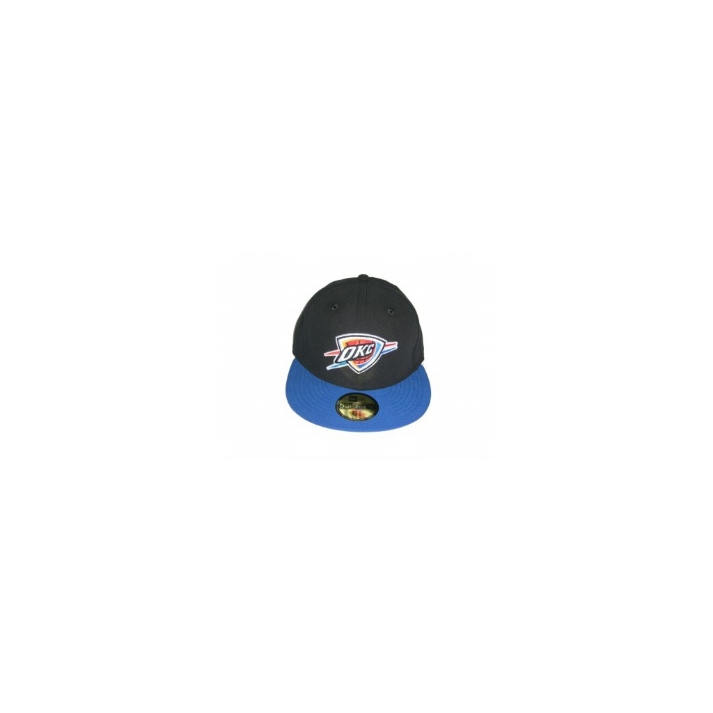 CAPPELLO FITTED NEW ERA CAP FITTED NBA OKLAHOMA CITY THUNDER TEAM FLIP Black/Royal unico