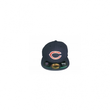 CAPPELLO FITTED NEW ERA CAP FITTED NFL ON-FIELD CHICAGO BEARS GAME Team unico