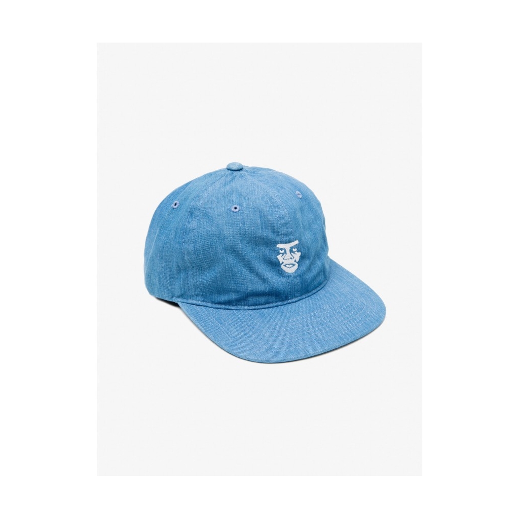 CAPPELLO SNAPBACK CREEPER FACE 6 PANEL HAT DENIM