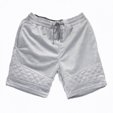 PANTALONE CORTO NEW AGE VELOUR SHORTS GRIGIO