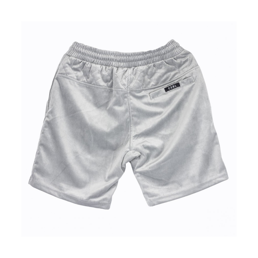 PANTALONE CORTO NEW AGE VELOUR SHORTS GRIGIO