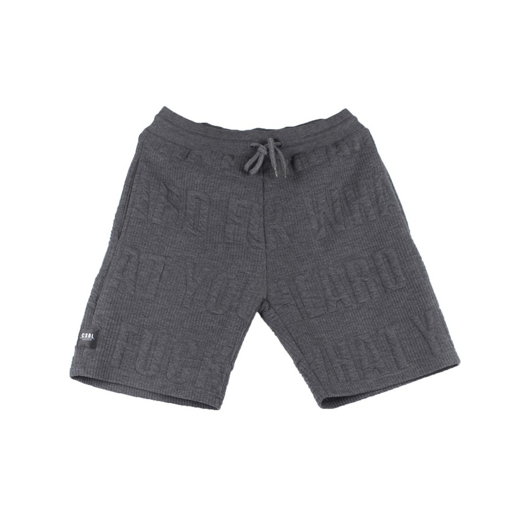 PANTALONE CORTO YOU HEARD SWEATSHORTS GRIGIO SCURO