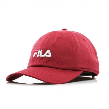 CAPPELLO VISIERA CURVA DAD CAP LINEAR STRAP BACK RED RHUBARB