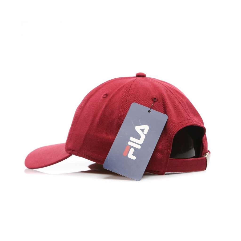 CAPPELLO VISIERA CURVA DAD CAP LINEAR STRAP BACK RED RHUBARB