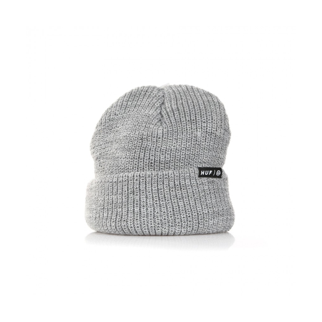 BERRETTO LANA USUAL BEANIE GREY HEATHER