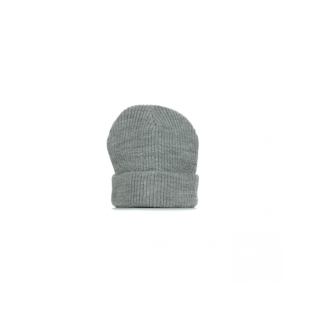 BERRETTO LANA USUAL BEANIE GREY HEATHER