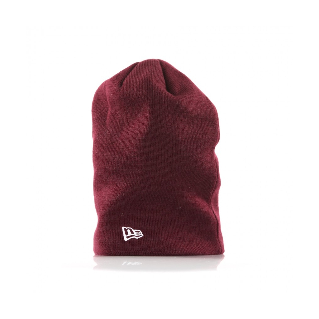 BERRETTO LANA ESSENTIAL LONG KNIT NEW ERA MAROON/WHITE