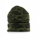 BERRETTO LANA CAMO CUFF KNIT DETTIG MIDNITE CAMO/BLACK