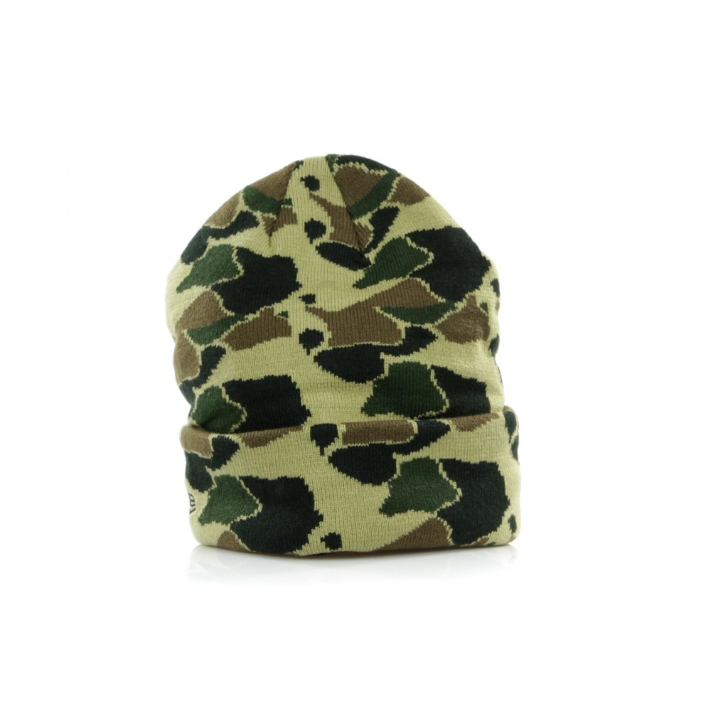 BERRETTO LANA CAMO CUFF KNIT LOSDOD DESERT CAMO/BLACK