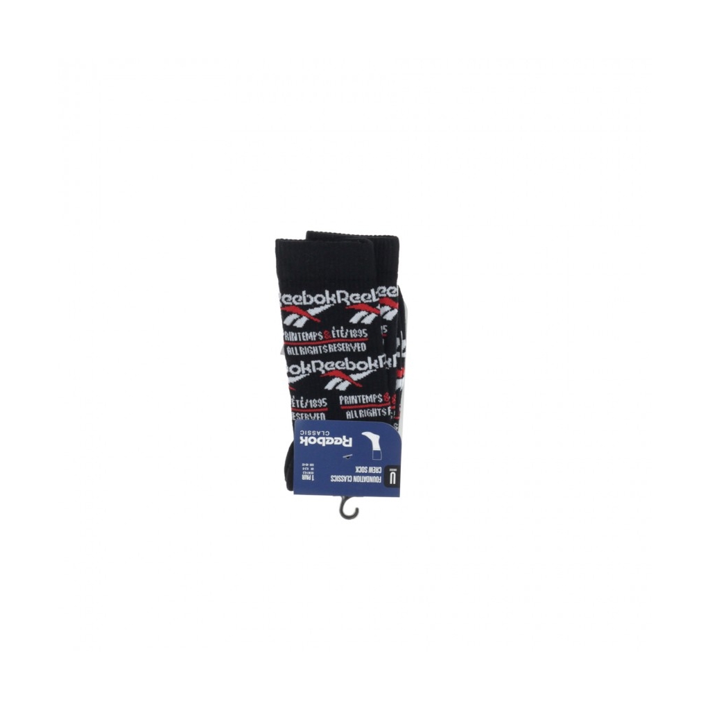 CALZE CL PRINTEMP ETE CREW SOCK BLACK