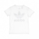 MAGLIETTA TREFOIL TEE WHITE/BLACK