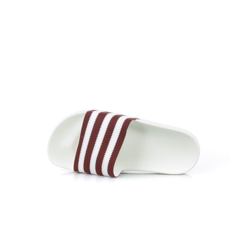 Adilette best sale burgundy offwhite