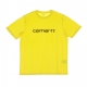 MAGLIETTA SCRIPT T-SHIRT PRIMULA YELLOW/BLACK