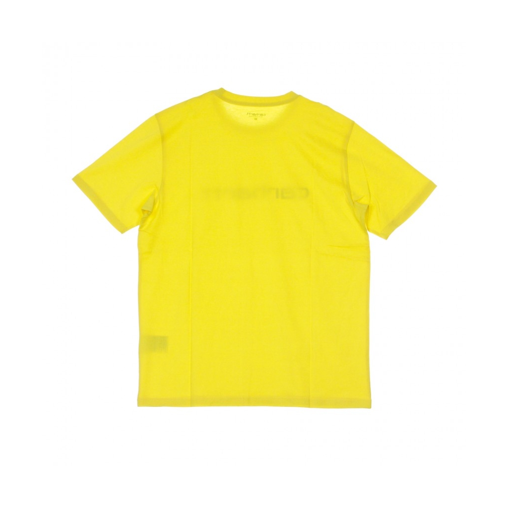 MAGLIETTA SCRIPT T-SHIRT PRIMULA YELLOW/BLACK