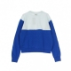 FELPA LEGGERA GIROCOLLO ELISABETH CREW BRIGHT WHITE/LAPIS BLUE/TRUE RED