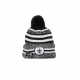 CAPPELLO INVERNALE POM POM NFL19 SPORT KNIT HOME NEOSAI BLACK/WHITE