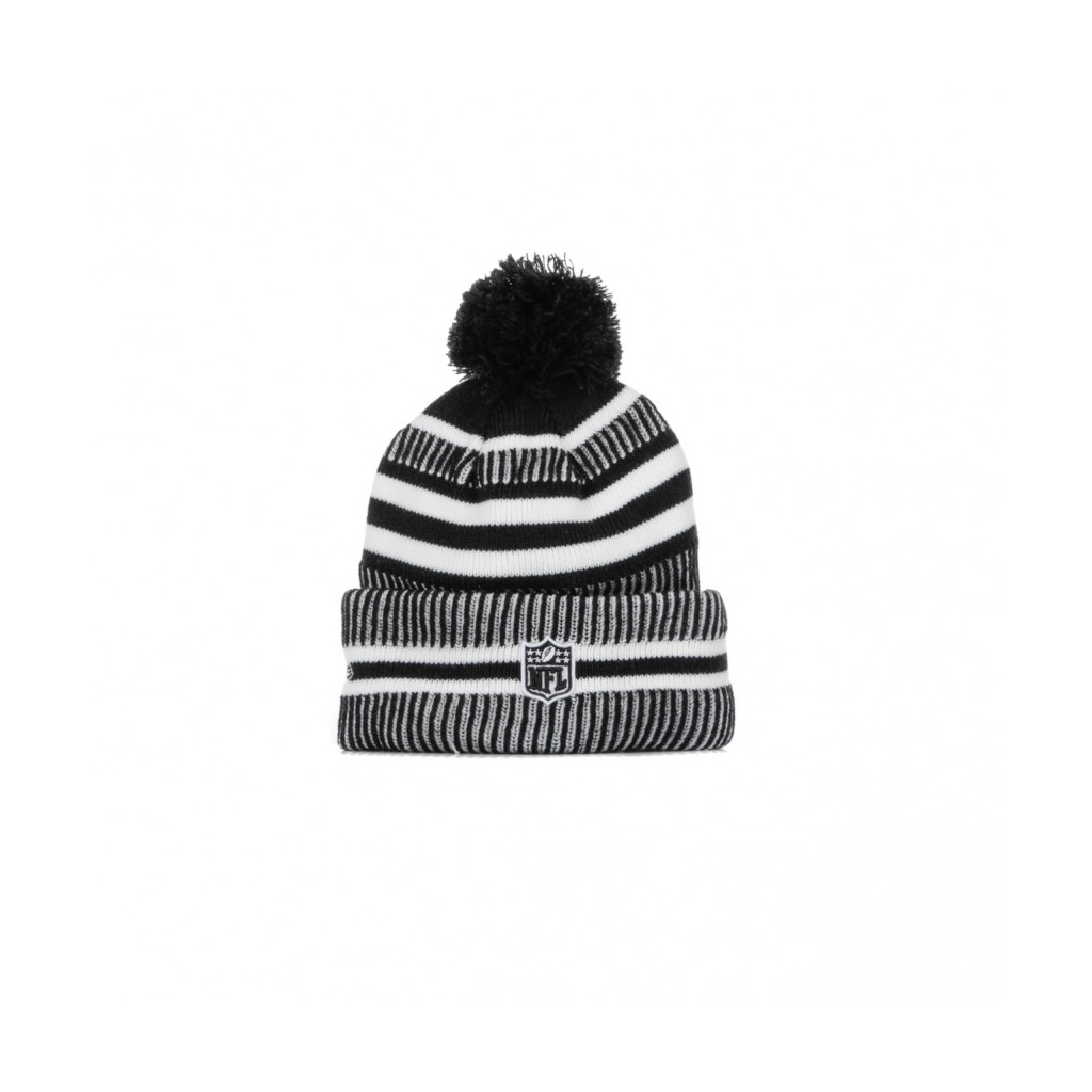 CAPPELLO INVERNALE POM POM NFL19 SPORT KNIT HOME NEOSAI BLACK/WHITE