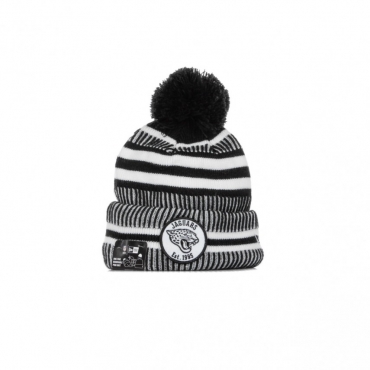 CAPPELLO INVERNALE POM POM NFL19 SPORT KNIT HOME JACJAG BLACK/WHITE